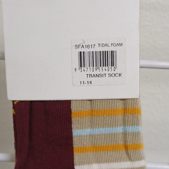 Critical Slide Society - Men's Socks- Transit  - Tidal Foam Size 11-14 - Picture 3 of 3